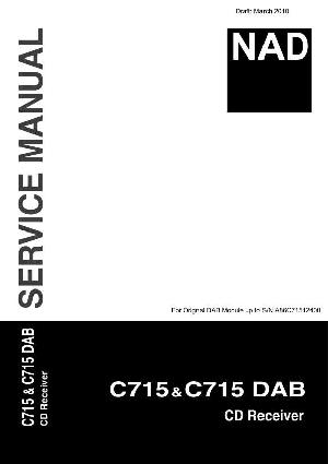 Service manual NAD C715, C715DAB ― Manual-Shop.ru