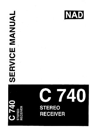 Сервисная инструкция NAD C740 ― Manual-Shop.ru