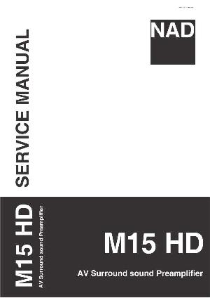 Сервисная инструкция NAD M15HD ― Manual-Shop.ru