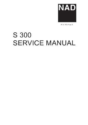 Сервисная инструкция NAD S-300 ― Manual-Shop.ru