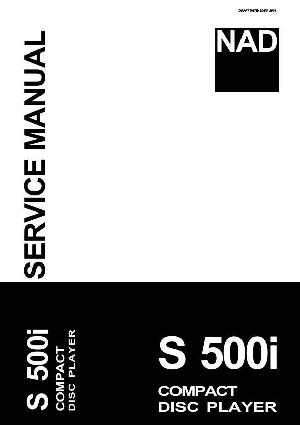 Сервисная инструкция NAD S500I ― Manual-Shop.ru