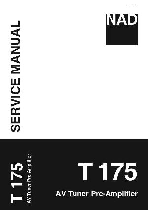 Сервисная инструкция NAD T175 ― Manual-Shop.ru