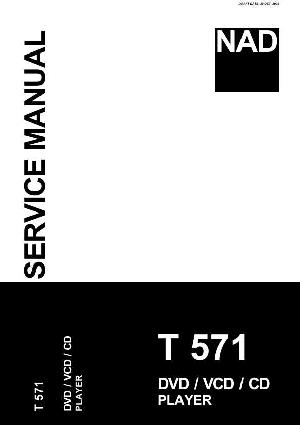Сервисная инструкция NAD T571 ― Manual-Shop.ru
