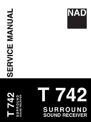 Сервисная инструкция NAD T742  ― Manual-Shop.ru
