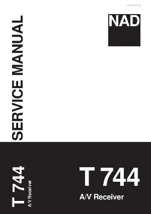 Сервисная инструкция NAD T744 ― Manual-Shop.ru