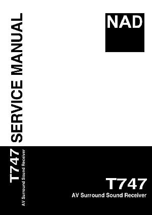 Сервисная инструкция NAD T747 ― Manual-Shop.ru