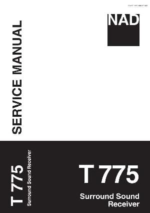 Сервисная инструкция NAD T775 ― Manual-Shop.ru