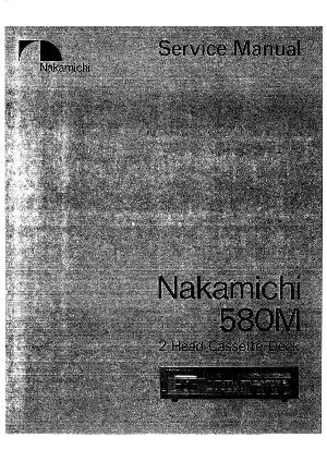 Сервисная инструкция Nakamichi 580M ― Manual-Shop.ru