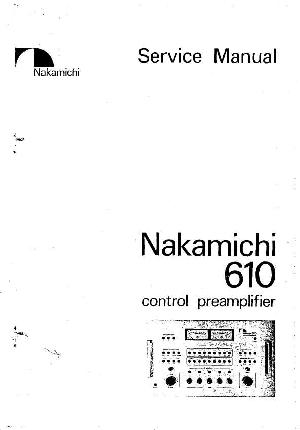 Сервисная инструкция NAKAMICHI 610 ― Manual-Shop.ru