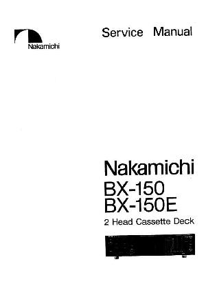 Сервисная инструкция Nakamichi BX-150, BX-150E ― Manual-Shop.ru
