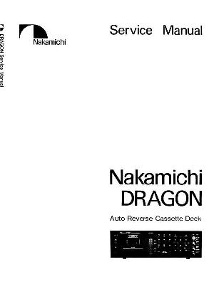Сервисная инструкция Nakamichi DRAGON-CASSETTE-DECK ― Manual-Shop.ru