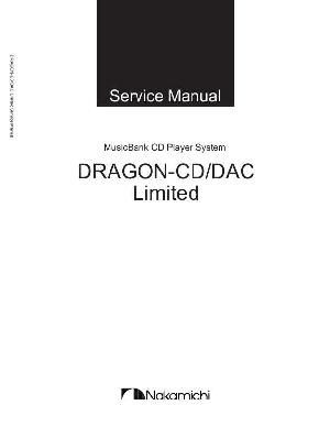 Сервисная инструкция Nakamichi DRAGON CD DAC LTD ― Manual-Shop.ru