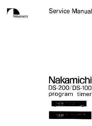 Сервисная инструкция Nakamichi DS-100, DS-200 ― Manual-Shop.ru