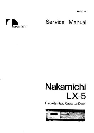 Сервисная инструкция Nakamichi LX-5 ― Manual-Shop.ru