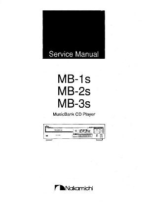 Сервисная инструкция Nakamichi MB-1S, MB-2S, MB-3S ― Manual-Shop.ru