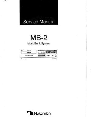 Сервисная инструкция NAKAMICHI MB-2 ― Manual-Shop.ru