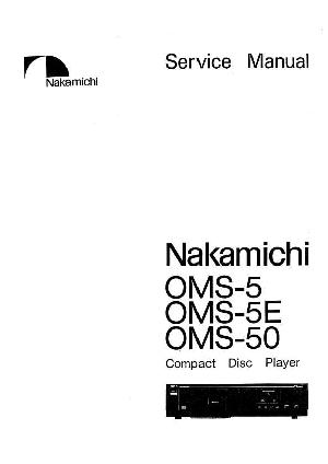 Сервисная инструкция Nakamichi OMS-5, OMS-5E, OMS-50 ― Manual-Shop.ru