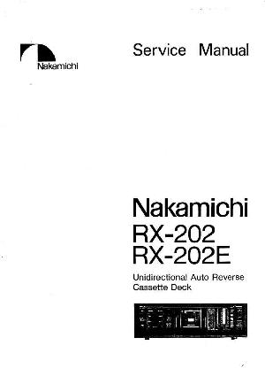 Сервисная инструкция Nakamichi RX202 ― Manual-Shop.ru