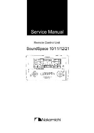 Сервисная инструкция Nakamichi SOUNDSPACE 10, SoundSpace 11, SoundSpace 12, SoundSpace 21  ― Manual-Shop.ru