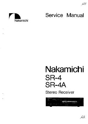 Сервисная инструкция Nakamichi SR4 ― Manual-Shop.ru