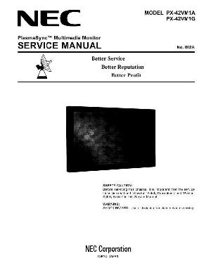 Service manual NEC PX-42VM1A G ― Manual-Shop.ru