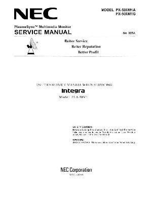 Сервисная инструкция NEC PX-50XM1A ― Manual-Shop.ru