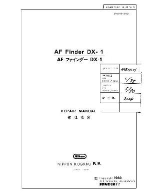 Service manual Nikon DX-1 ― Manual-Shop.ru