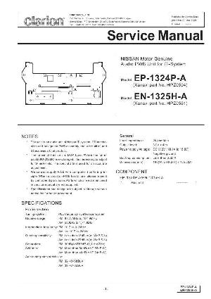 Сервисная инструкция Clarion EN-1324P, 1325H-A ― Manual-Shop.ru