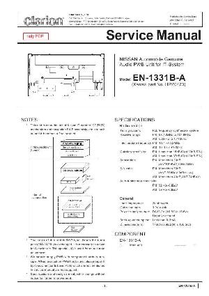 Сервисная инструкция Clarion EN-1331BA ― Manual-Shop.ru