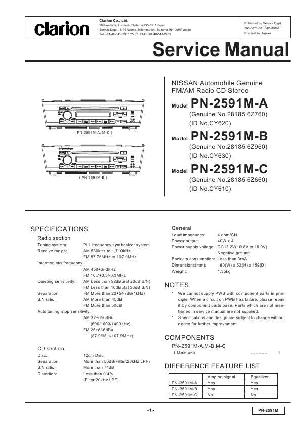 Service manual Clarion PN-2591MA ― Manual-Shop.ru
