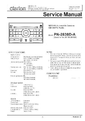 Service manual Clarion PN-2838D-A ― Manual-Shop.ru