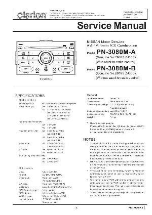 Сервисная инструкция Clarion PN-3080MA, B ― Manual-Shop.ru