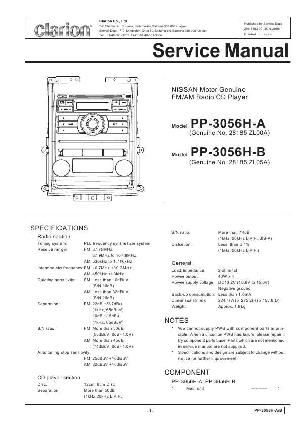 Сервисная инструкция Clarion PP-3056HA, HB ― Manual-Shop.ru