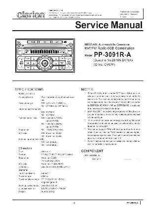 Сервисная инструкция Clarion PP-3091RA ― Manual-Shop.ru