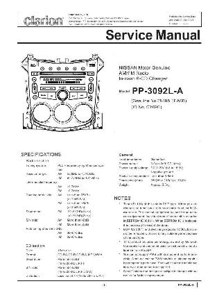 Сервисная инструкция Clarion PP-3092L-A ― Manual-Shop.ru