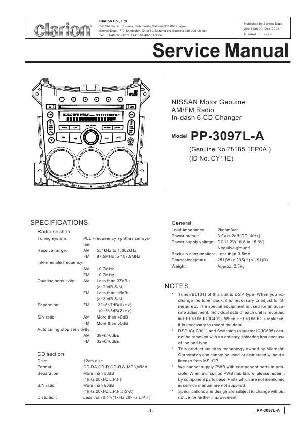 Сервисная инструкция Clarion PP-3097L-A ― Manual-Shop.ru