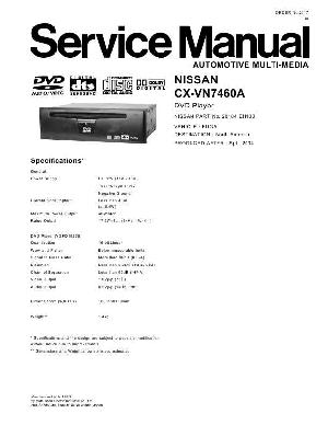 Service manual PANASONIC CX-VN7460A ― Manual-Shop.ru
