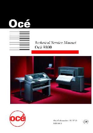Сервисная инструкция Oce 9800 ― Manual-Shop.ru
