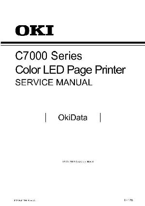 Сервисная инструкция Okidata C7000 ― Manual-Shop.ru