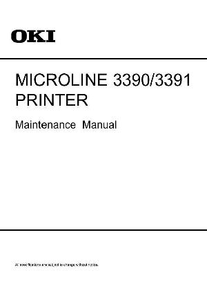 Service manual Okidata MICROLINE-3390, MICROLINE-3391 ― Manual-Shop.ru