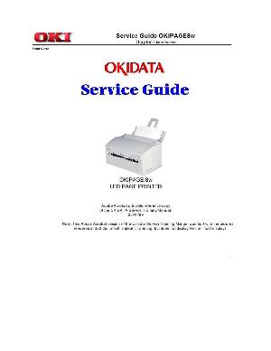Сервисная инструкция Okidata OKIPAGE-8W ― Manual-Shop.ru