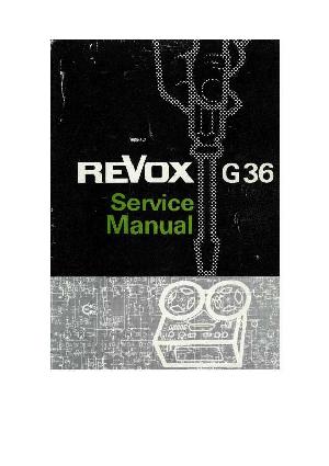 Service manual REVOX G36 ― Manual-Shop.ru