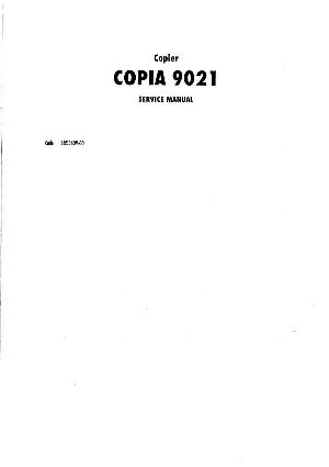 Сервисная инструкция Olivetti COPIA 9021 ― Manual-Shop.ru