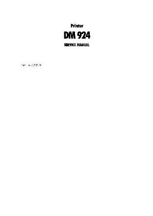 Сервисная инструкция Olivetti DM-924 ― Manual-Shop.ru