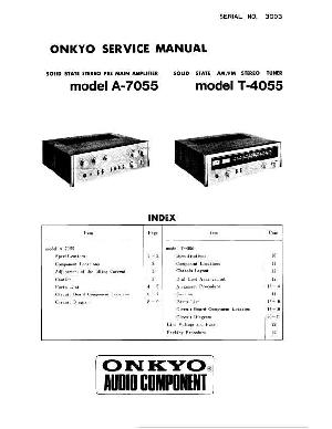 Сервисная инструкция Onkyo A-7055 ― Manual-Shop.ru