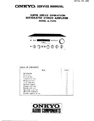 Сервисная инструкция Onkyo A-7090 ― Manual-Shop.ru