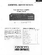 Сервисная инструкция Onkyo A-8130, A-8420