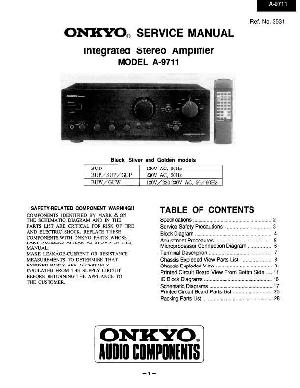 Сервисная инструкция Onkyo A-9711 ― Manual-Shop.ru