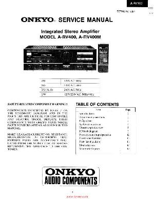 Service manual Onkyo A-RV400, A-R400M ― Manual-Shop.ru