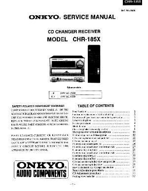 Сервисная инструкция Onkyo CHR-185X ― Manual-Shop.ru